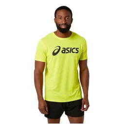 Asics Core Fluorescent Yellow Performance Black T-shirt