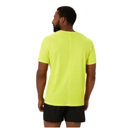 Asics Core Fluorescent Yellow Performance Black T-shirt