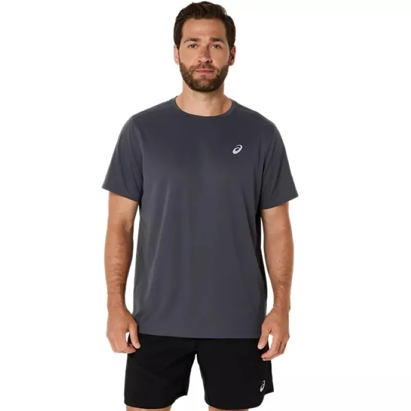 Camiseta Asics Core SS Top Gris Graphite