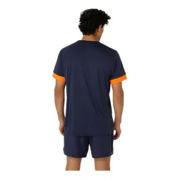 Asics Court Midnight Blue Orange T-Shirt