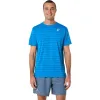 Camiseta Asics Court Stripes SS Azul
