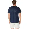 Camiseta Asics Game All Over Print SS Top Azul Medianoche