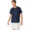 Camiseta Asics Game All Over Print SS Top Azul Medianoche