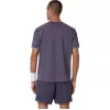 Camiseta Asics Game SS Top Gris Purpura