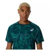 Asics Game SS Top T-Shirt Vert Saxon