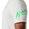 Asics Icon SS Top White Cream Green T-Shirt