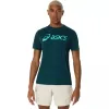 Camiseta Asics Match Seasonal Graphic Verde Saxon