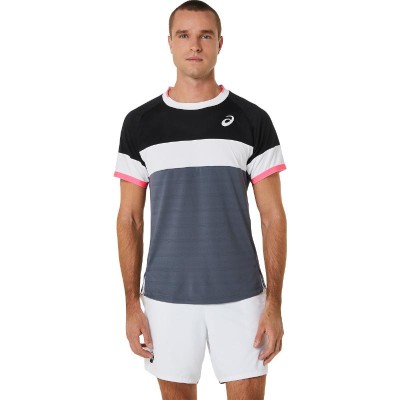 T-shirt Asics Match SS Top Black Grey