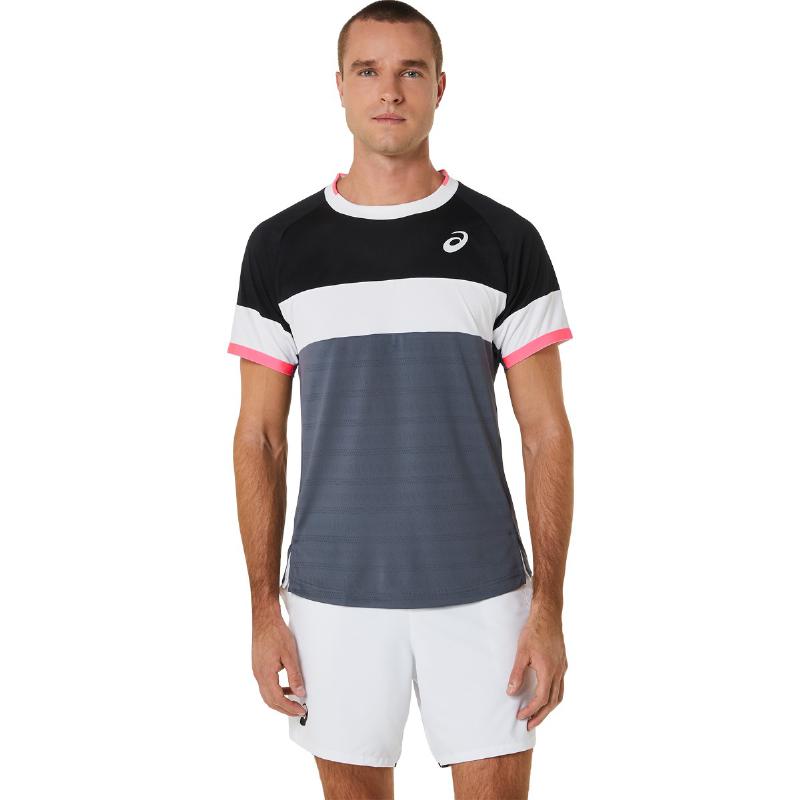 T-shirt Asics Match SS Top Black Grey