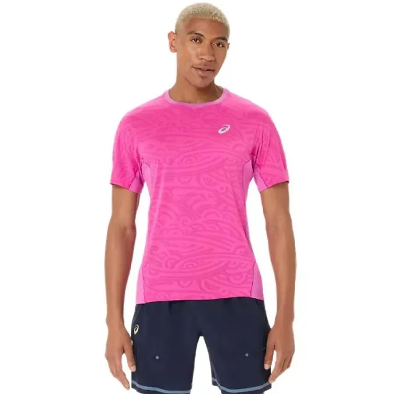 Camiseta Asics Match SS Top Rosa Sakura