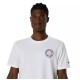 Asics Padel Court Graphic SS Top White T-Shirt