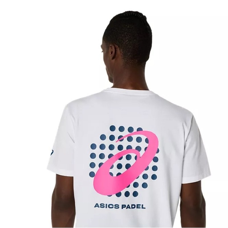 Asics Padel Court Graphic SS Top White T-Shirt