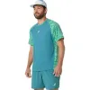Camiseta Asics Padel Court Print SS Top Verde Pino