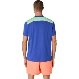 Asics Padel Court SS Top Cobalt Blue Mint T-Shirt