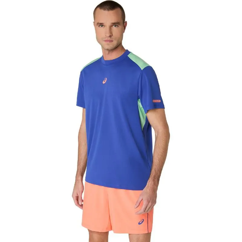 Asics Padel Court SS Top Cobalt Blue Mint T-Shirt