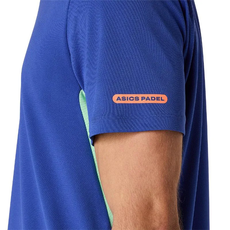 Asics Padel Court SS Top Cobalt Blue Mint T-Shirt