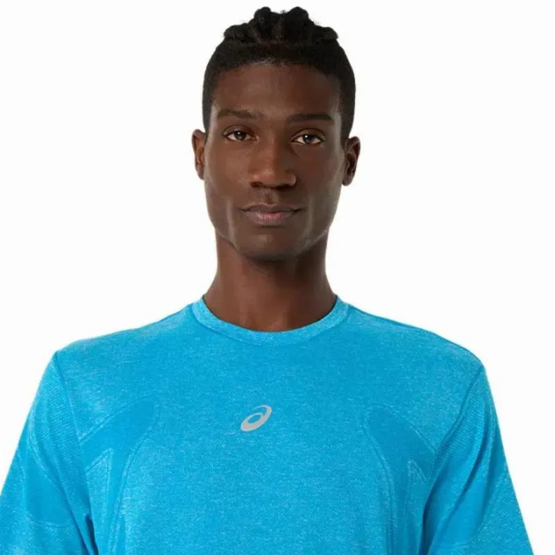 Camiseta Asics Road Seamless SS Top Azul Cielo