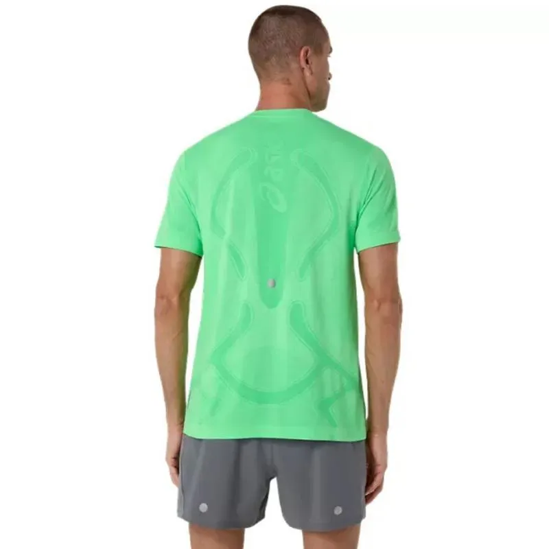 Camiseta Asics Road Seamless SS Top Verde