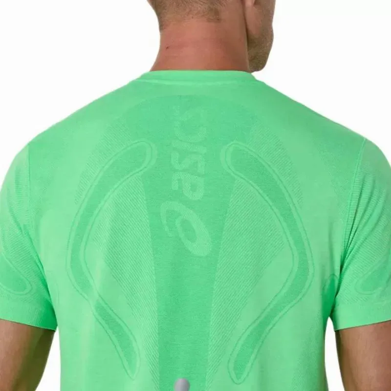 Camiseta Asics Road Seamless SS Top Verde