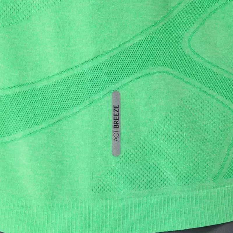 Camiseta Asics Road Seamless SS Top Verde
