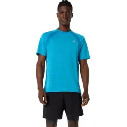 Asics Road SS Top Aegean Blue T-Shirt