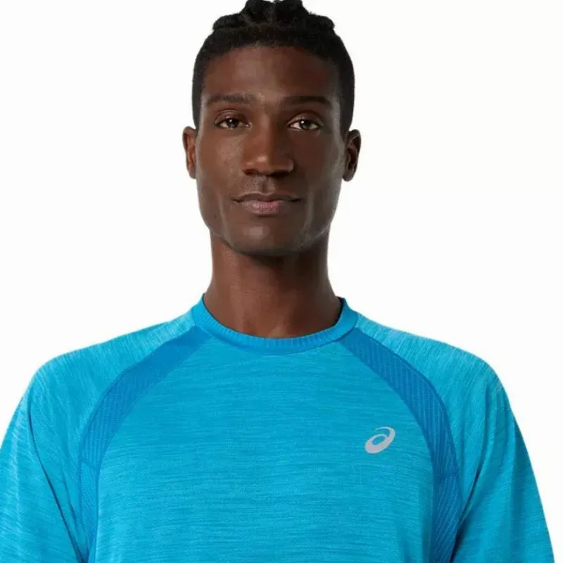 Asics Road SS Top Aegean Blue T-Shirt