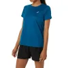 Asics Silver Petrol Blue Women's T-Shirt
