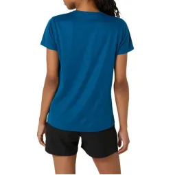 Asics Silver Petrol Blue Women's T-Shirt