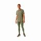 Camiseta Asics Wild Camo Verde Liquen - Barata Oferta Outlet