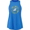 Camiseta Babolat Cotton Azul Royal Mujer