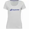 Camiseta Babolat Exercise Blanco Azul Junior