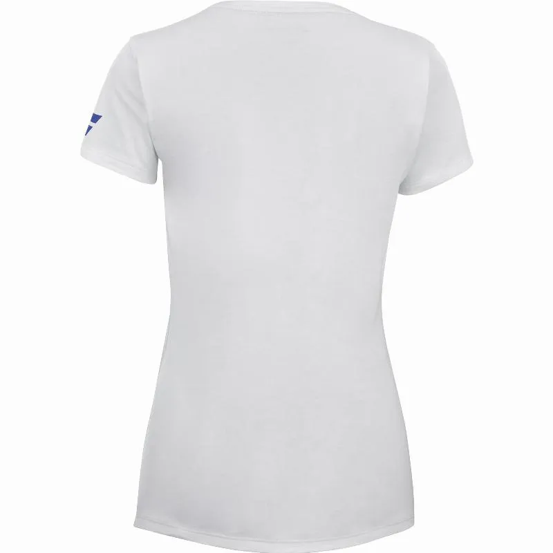Camiseta Babolat Exercise Blanco Azul Junior