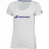 Camiseta Babolat Exercise Blanco Azul Junior