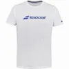 Camiseta Babolat Exercise Blanco Junior