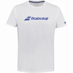 Camiseta Babolat Exercise Blanco Junior