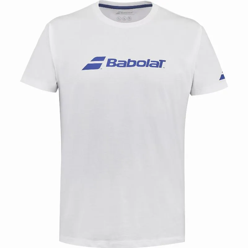 Camiseta Babolat Exercise Blanco Junior