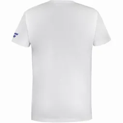 Camiseta Babolat Exercise Blanco Junior