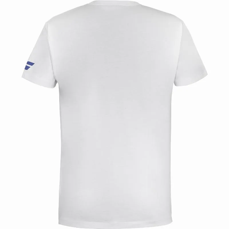 Camiseta Babolat Exercise Blanco Junior