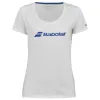 Camiseta Babolat Exercise Blanco Mujer