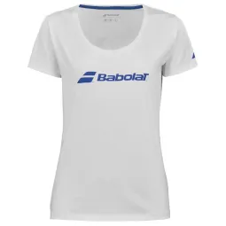 Camiseta Babolat Exercise Blanco Mujer