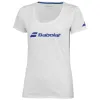 Camiseta Babolat Exercise Blanco Mujer