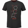 Camiseta Babolat Exercise Graphic Negro