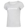 Camiseta Babolat Exercise Gris Jaspeado Mujer