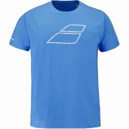 Camiseta Babolat Exercise Message Azul