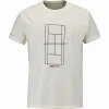 Camiseta Babolat Exercise Message Crema