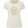 Camiseta Babolat Exercise Message Crema Mujer