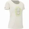 Camiseta Babolat Exercise Message Crema Mujer