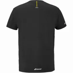 Camiseta Babolat Exercise Message Negro