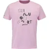 Camiseta Babolat Übungsbotschaft Rosa