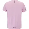 Camiseta Babolat Übungsbotschaft Rosa